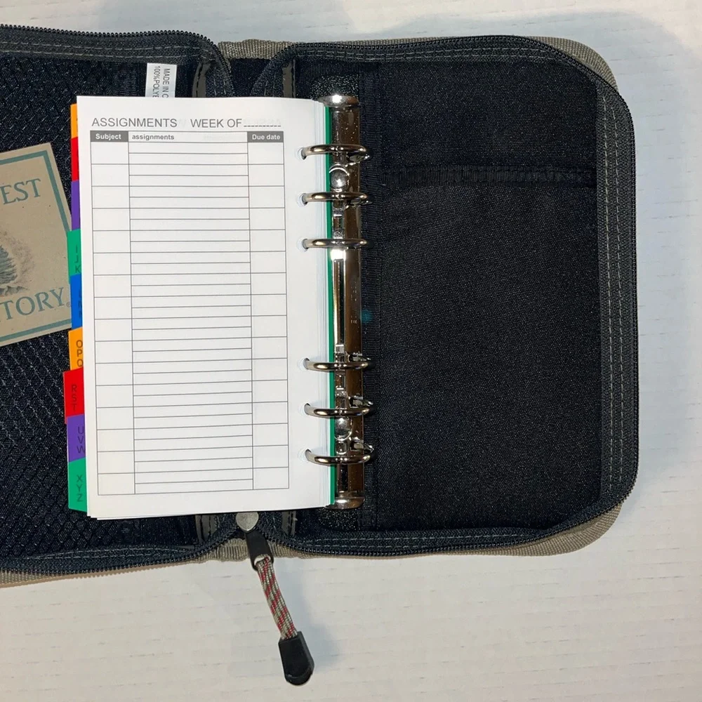 Northwest Territory Address/Planner Binder